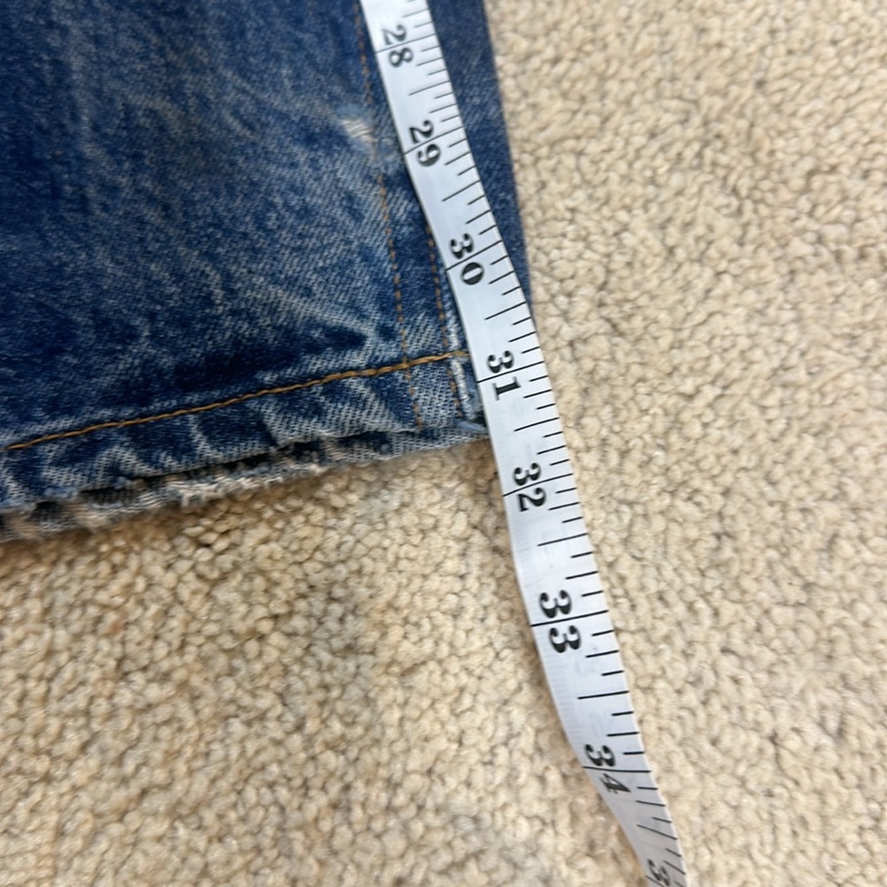 Re/Done Classic Indigo Straight Leg Jeans - Picture 13 of 16